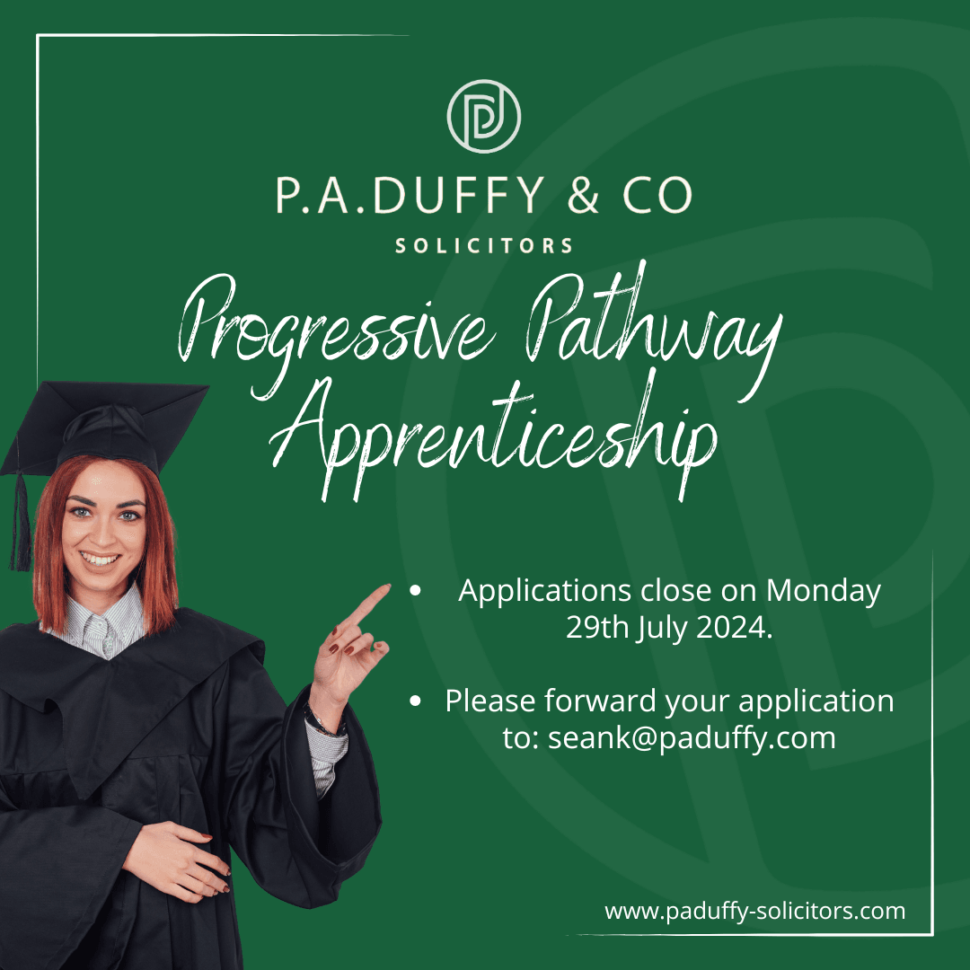 P.A. Duffy & Co Solicitors Legal Apprenticeship Programme